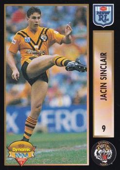 1994 Dynamic Rugby League Series 1 #9 Jacin Sinclair Front